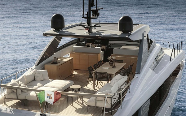 Аренда мега яхты Sanlorenzo SL86A ALMA BLU в Италии и Сардинии